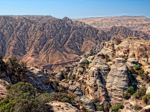 Beautiful View of the Dana Biosphere Reserve