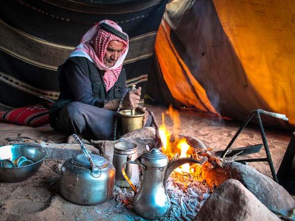 Bedouin Tea Experience in Jordan