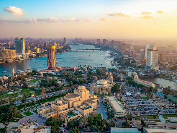 Panoramic view of Cairo