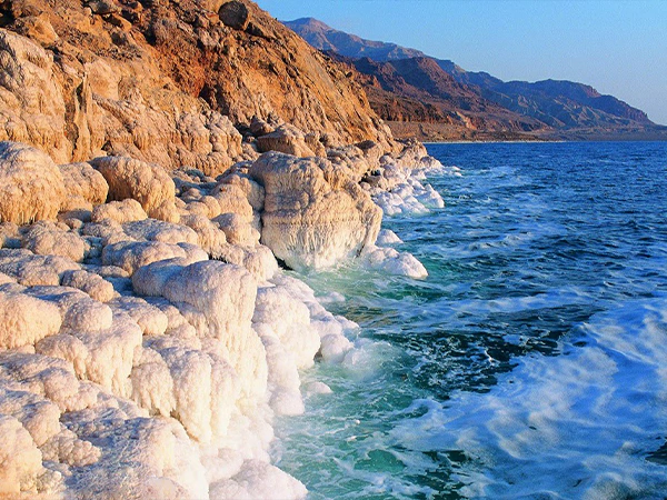 Dead Sea Salty Rocks Formations