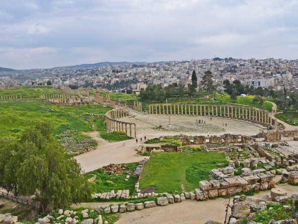 Oval Plaza in Jerash