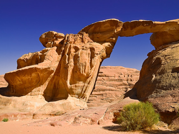 Umm Fruth bridge in Wadi Rum